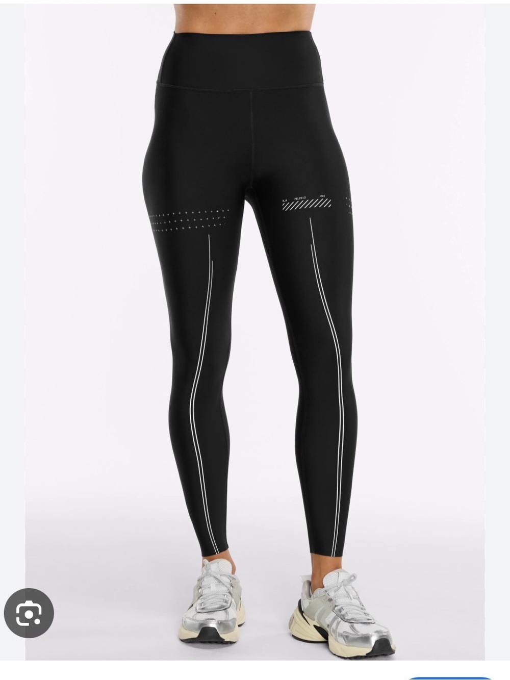Peloton Black Merit High-Rise Reflective Performance Leggings